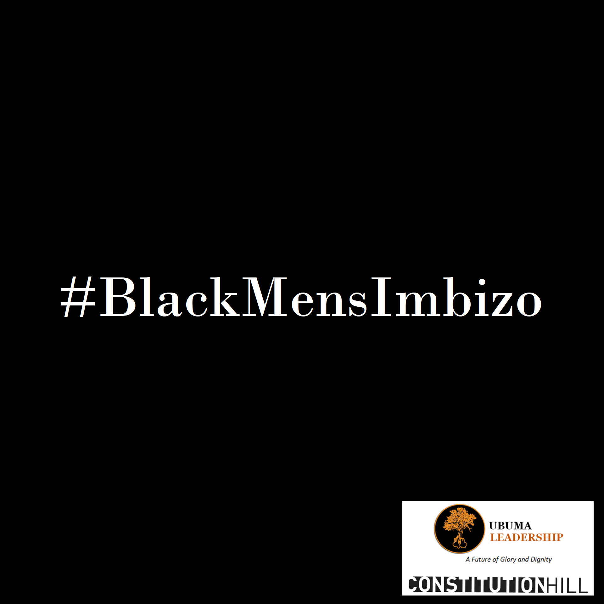 Constitution Hill: Black Mens Imbizo Logo