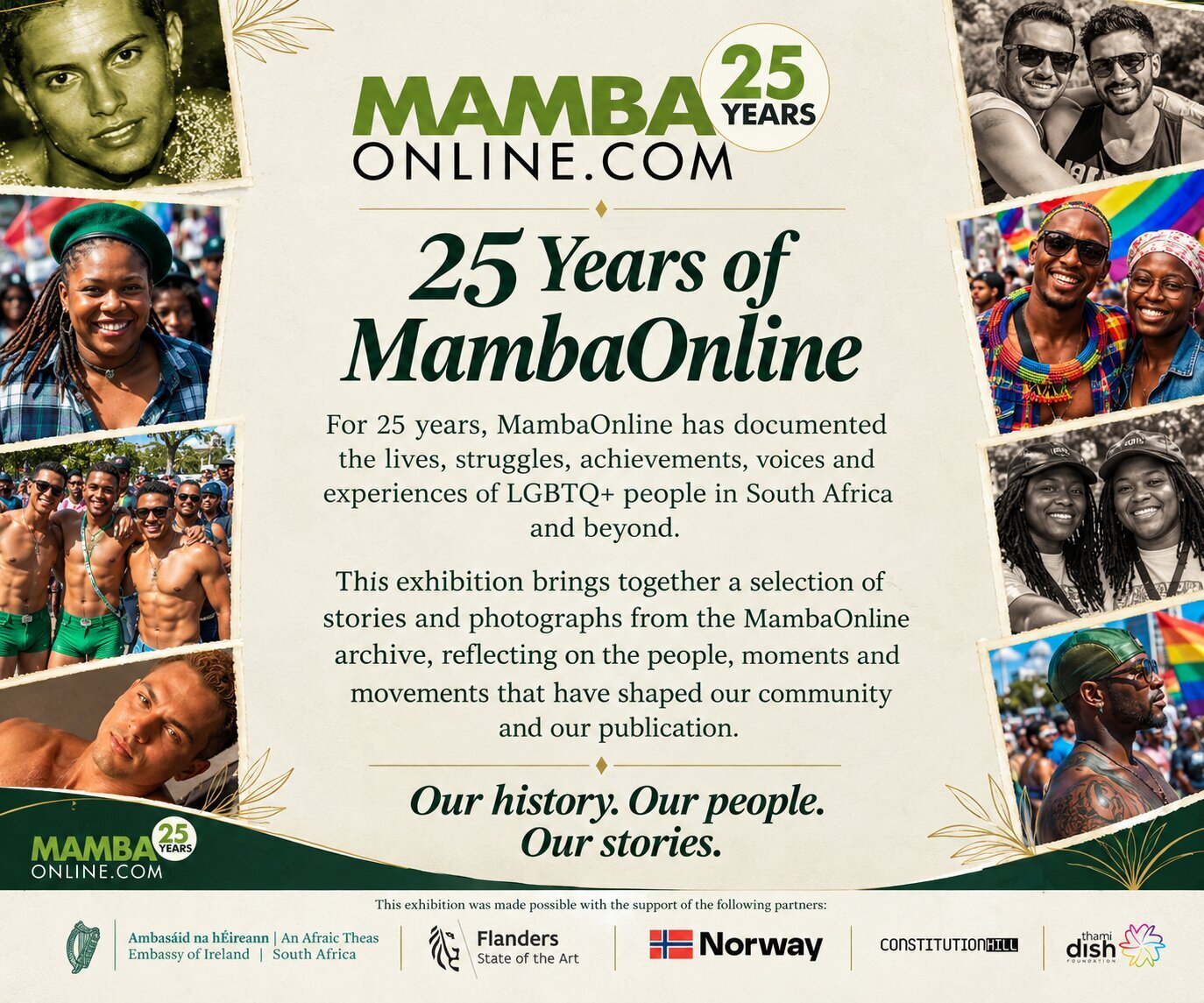 Constitution Hill: Mamba Online 25 Years Exhibition Poster V1