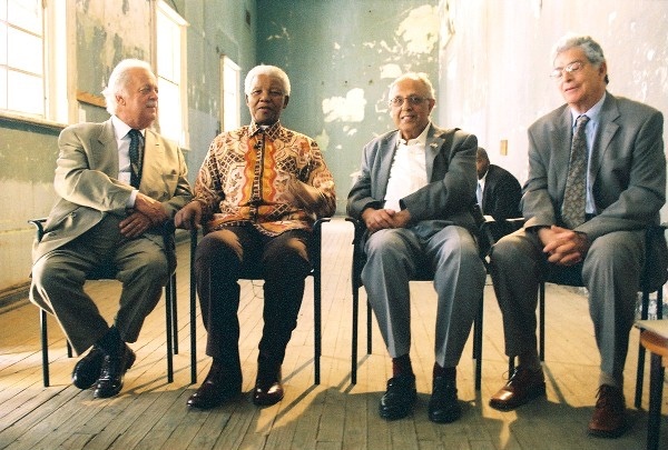 Constitution Hill: Nelson Mandela, second from left, twice served time at the Old Fort.