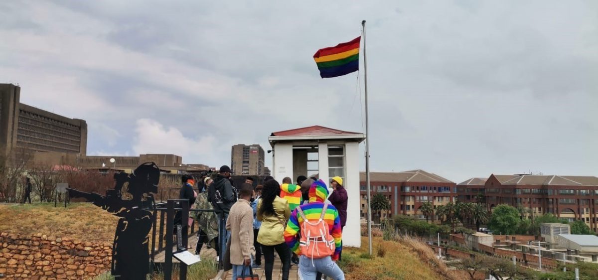 Constitution Hill: Raising the Pride Flag 