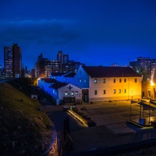 Constitution Hill: Old Fort at night