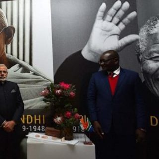 Constitution Hill: <em>Mandela Ghandi</em> opening
