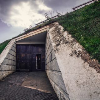 Constitution Hill: Old Fort tunnel exterior