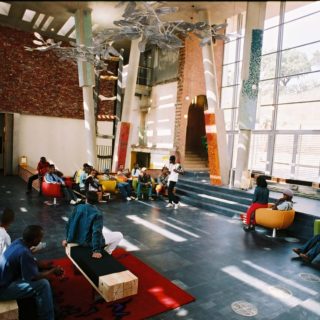 Constitution Hill: Constitutional Court foyer