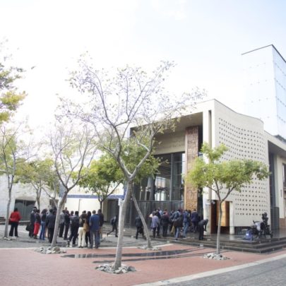 Constitution Hill: Constitutional Court and staircase