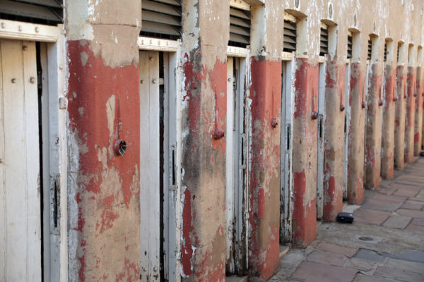 Constitution Hill: The isolation cells, where prisoners were kept for long periods in filthy conditions.