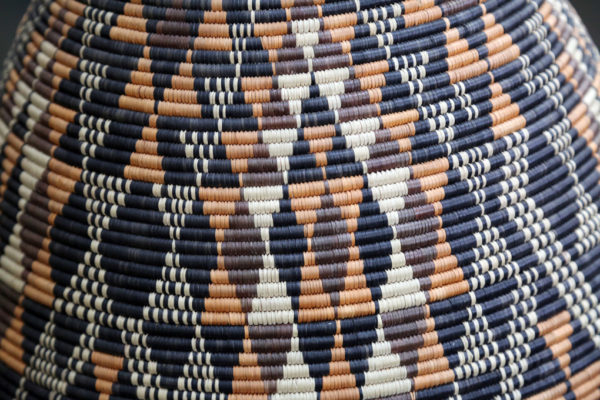 Constitution Hill: Detail of an African basket, on display in the Constitutional Court.