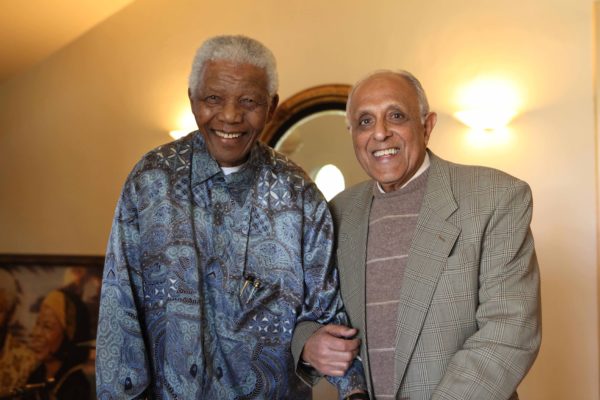 Constitution Hill: Late former president Nelson Mandela with his close friend, Ahmed Kathrada, who died on 28 March 2017.