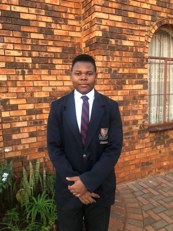 Constitution Hill: Kgosi Mashugane aged 17, co-mayer of the Johannesburg Junior city Council at st John’s College