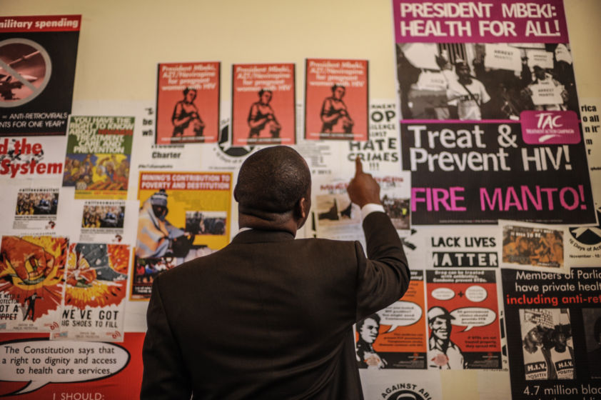 Constitution Hill: The display features 39 posters