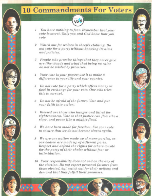 Memories of South Africa's first democratic elections – Constitution Hill